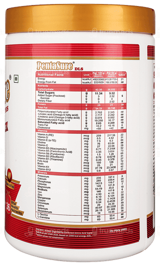 Pentasure Dls Dialysis Care Vanilla Flavour Sucrose Free Powder Jar 1kg