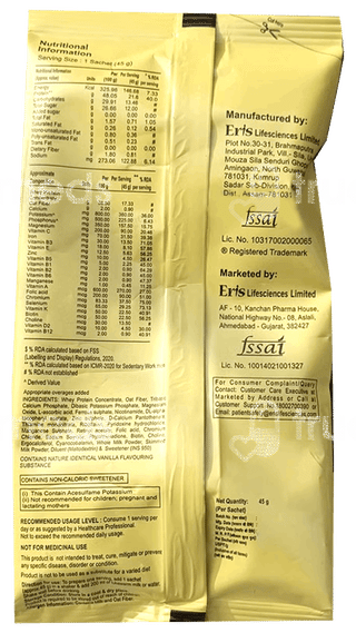 Prototal Whey Vanilla Flavour 45Gm