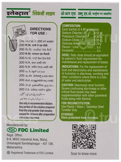 Electral Shikanji Lime Flavour Powder 4.4Gm