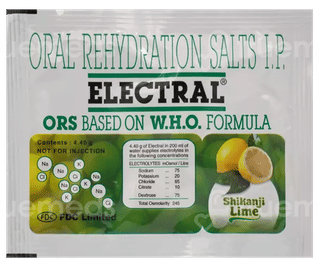 Electral Shikanji Lime Flavour Powder 4.4Gm