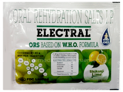 Electral Shikanji Lime Flavour Powder 21.80Gm