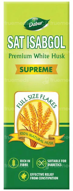 Dabur Sat Isabgol Premium White Husk Supreme 180Gm