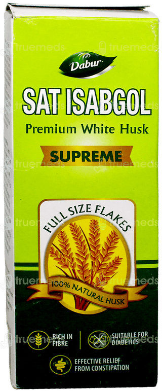 Dabur Sat Isabgol Premium White Husk Supreme 180Gm