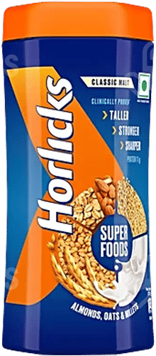Horlicks Classic Malt Zero Added Sugar Jar 470Gm