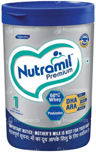 Nutramil Premium 1 0-6 Months Infant Formula Powder Jar 400gm