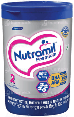 Nutramil Premium 2 6-12 Months Follow Up Formula Powder Jar 400gm Nutramil Premium 2 6-12 Months Follow Up Formula Powder Jar 400gm