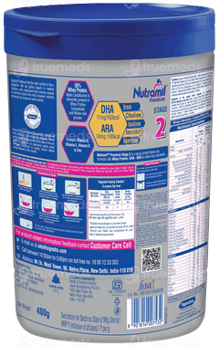 Nutramil Premium 2 6-12 Months Follow Up Formula Powder Jar 400gm