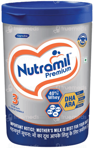 Nutramil Premium 3 12-24 Months Follow Up Formula Powder Jar 400gm