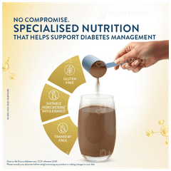 Ensure Diabetes Care New & Improved Zero Added Sucrose Rich Chocolate Flavour Refill Powder 950Gm