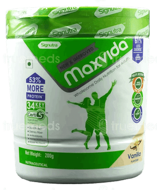 Maxvida New & Improved Vanilla Flavour Powder Jar 200Gm