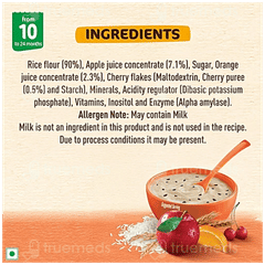 Nestle Nestum No Preservatives Rice Fruits From 10 To 24 Months Baby Cereal 325Gm