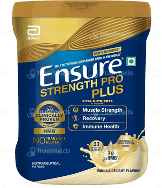 Ensure Strength Pro Plus New & Improved Vanilla Delight Flavour Powder Jar 1Kg