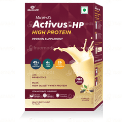 Activus Hp Vanilla Flavour Zero Added Sucrose Refill Powder 400Gm