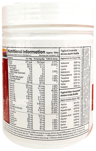 Nutrix Ultra Whey Protein Zero Added Sucrose 400Gm