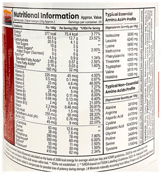 Nutrix Ultra Whey Protein Zero Added Sucrose 400Gm
