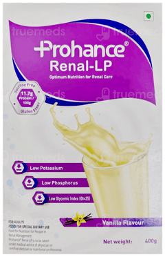 Prohance Renal Lp Vanilla Flavour Sucrose Free Refill Powder 400Gm