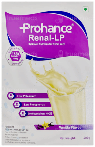 Prohance Renal Lp Vanilla Flavour Sucrose Free Refill Powder 400Gm