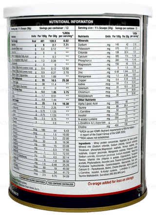 Hepa Pro Mixed Fruit Flavour Zero Added Sugar Powder Tin 400Gm