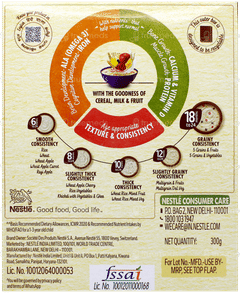 Nestle Cerelac No Refined Sugar No Preservatives 5 Grains & Fruits 18 To 24 Months Baby Cereal 300Gm
