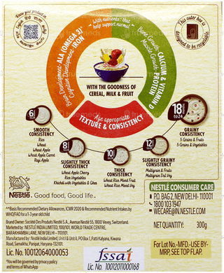 Nestle Cerelac No Refined Sugar No Preservatives 5 Grains & Fruits 18 To 24 Months Baby Cereal 300Gm