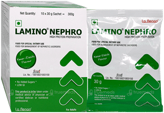 Lamino Nephro Kesar Elaichi Flavour No Added Sugar Sachet 30Gm