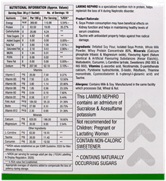 Lamino Nephro Kesar Elaichi Flavour No Added Sugar Sachet 30Gm