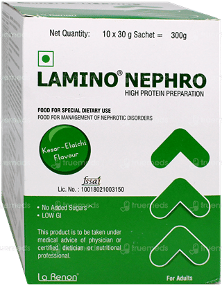 Lamino Nephro Kesar Elaichi Flavour No Added Sugar Sachet 30Gm