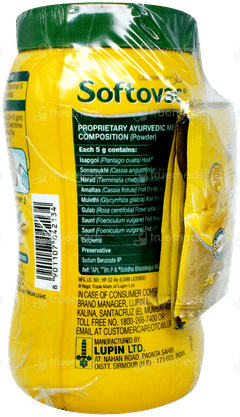 Softovac Powder 250Gm With Softovac Sf 5Gm Pack Of 4 Sachets Free