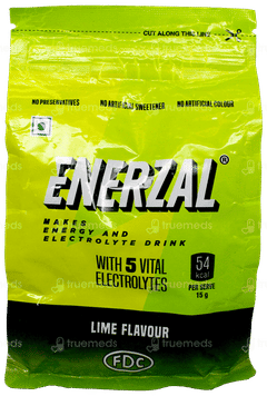 Enerzal Lime Flavour Refill Powder 500Gm
