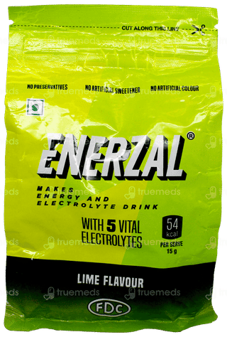 Enerzal Lime Flavour Refill Powder 500Gm