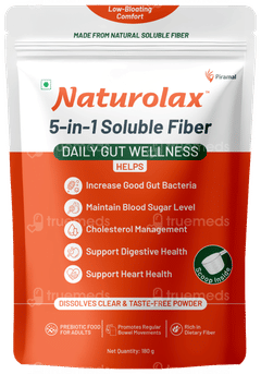 Naturolax 5 In 1 Soluble Fiber Powder 180gm Naturolax 5 In 1 Soluble Fiber Powder 180gm