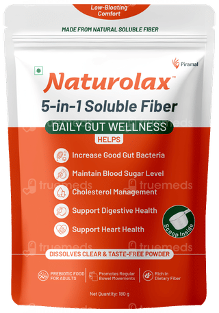 Naturolax 5 In 1 Soluble Fiber Powder 180Gm