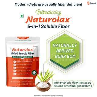 Naturolax 5 In 1 Soluble Fiber Powder 180Gm