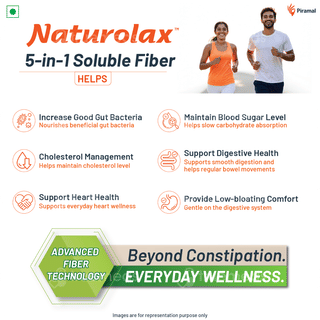Naturolax 5 In 1 Soluble Fibre Powder 6Gm