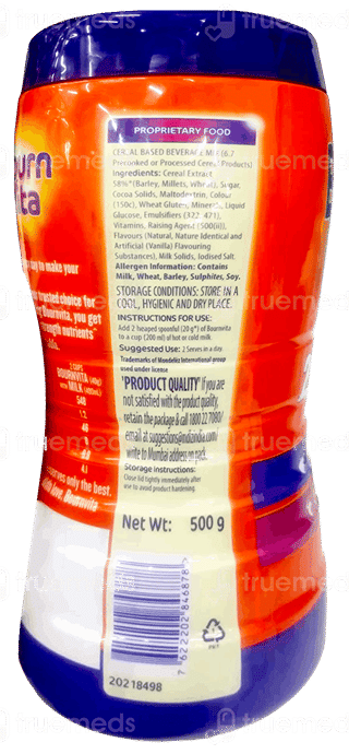 Cadbury Bournvita 2X Strength Nutrients Jar 500Gm