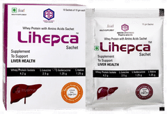 Lihepca Orange Flavour Sugar Free Sachet 10gm