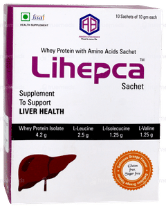 Lihepca Orange Flavour Sugar Free Sachet 10gm