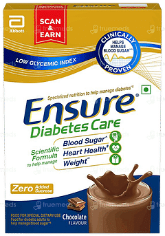 Ensure Diabetes Care Chocolate Flavour Zero Added Sucrose Refill Powder 375gm Ensure Diabetes Care Chocolate Flavour Zero Added Sucrose Refill Powder 375gm