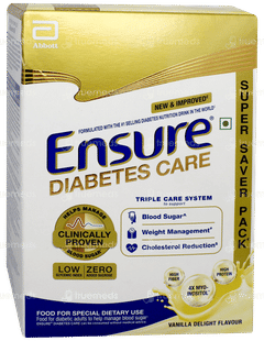 Ensure Diabetes Care Vanilla Flavour Zero Added Sucrose Powder 950gm