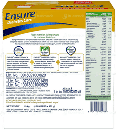 Ensure Diabetes Care Vanilla Flavour Zero Added Sucrose Refill Powder 1.9kg