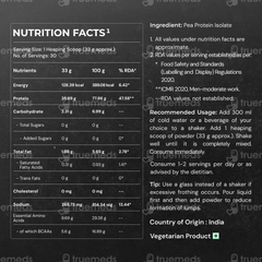 Nutrabay Pure Pea Protein Isolate Unflavoured Powder 1000Gm