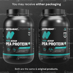 Nutrabay Pure Pea Protein Isolate Unflavoured Powder 1000Gm