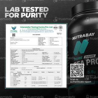Nutrabay Pure Pea Protein Isolate Unflavoured Powder 1000Gm