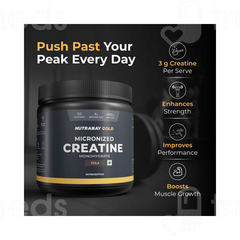 Nutrabay Gold Micronized Creatine Monohydrate Cola Powder 250gm