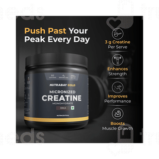Nutrabay Gold Micronized Creatine Monohydrate Cola Powder 250gm