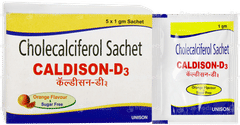 Caldison D3 Orange Flavour Sugar Free Sachet 1gm Caldison D3 Orange Flavour Sugar Free Sachet 1gm