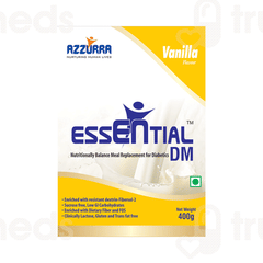 Azzurra Essential Dm Vanilla Flavour Sucrose Free 400gm