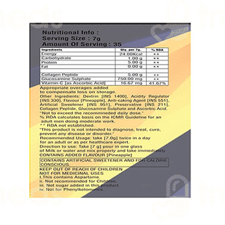 Nutrigrow Collagen Peptide Powder 250Gm