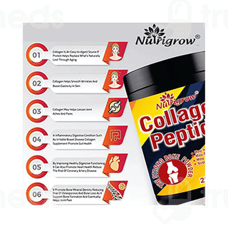 Nutrigrow Collagen Peptide Powder 250Gm