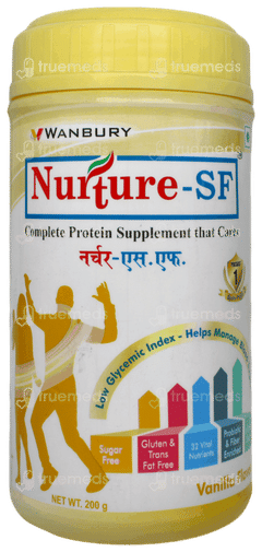 Nurture Sf Vanilla Flavour Powder 200gm